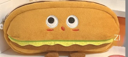 Hamburger Bread Pencil Bag