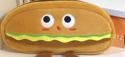 Hamburger Bread Pencil Bag