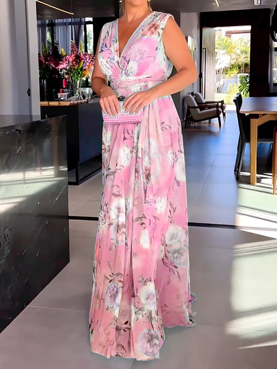 Luxe Flow Chiffon Dress